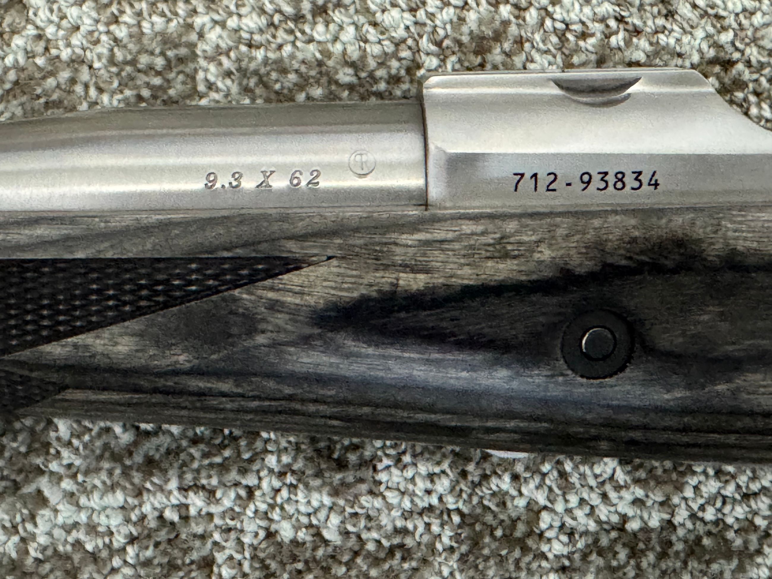 Photo of Ruger M77 9.3 x 62 Alaska Bush rifle