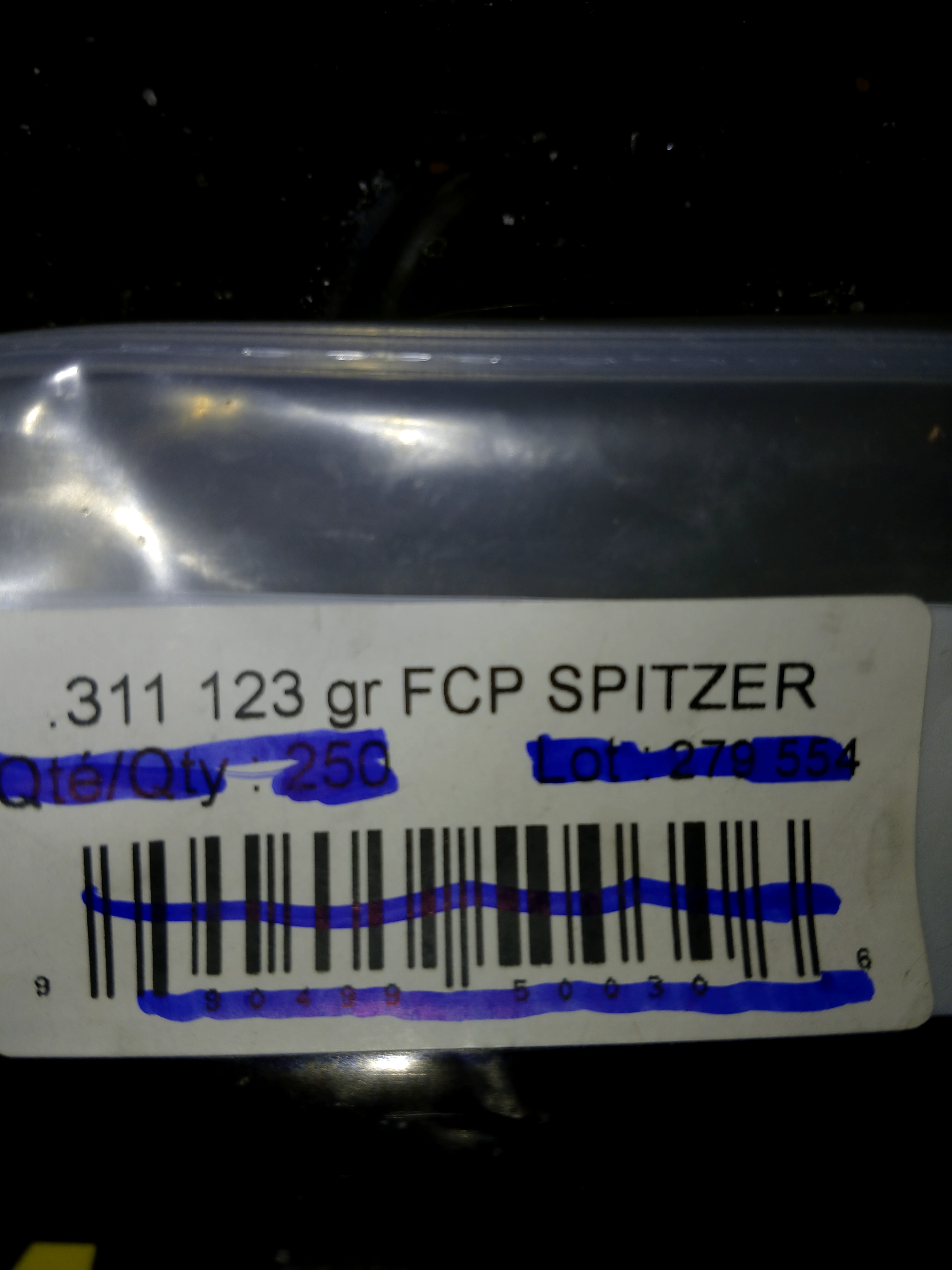 Photo of 100ct 123gr Projectiles