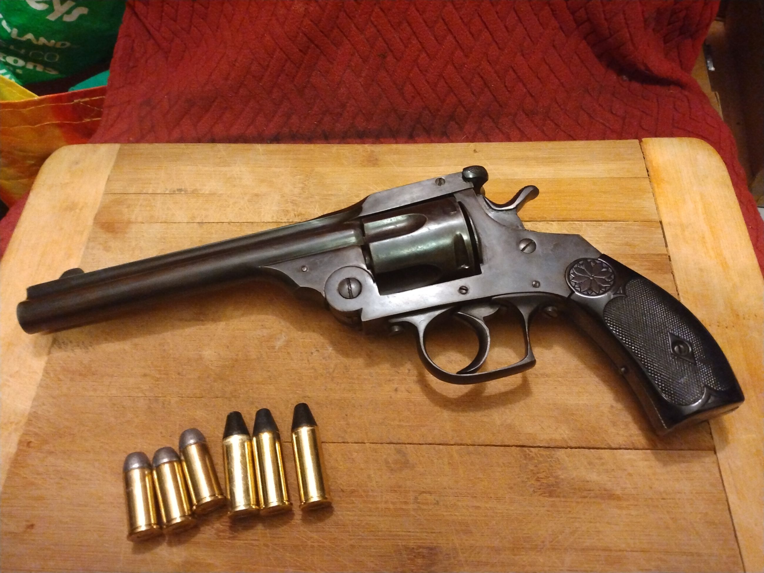 Photo of Antique 6” .44 Russian/.44 Special DA/SA "Improved Automatic" Belgian Revolver Counterfeit Smith & Wesson $3800