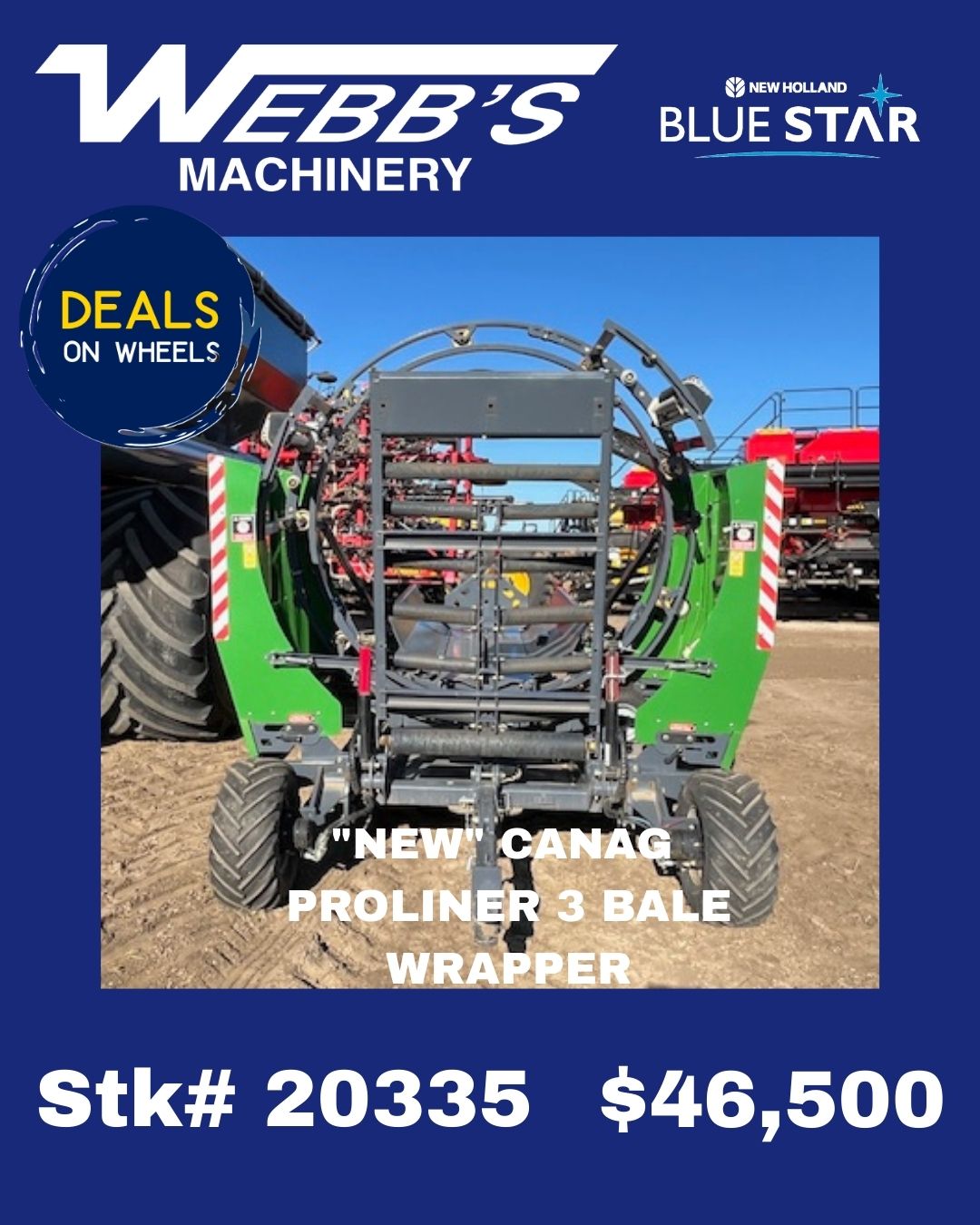 Photo of 2024 CANAG PROLINER 3 BALE WRAPPER