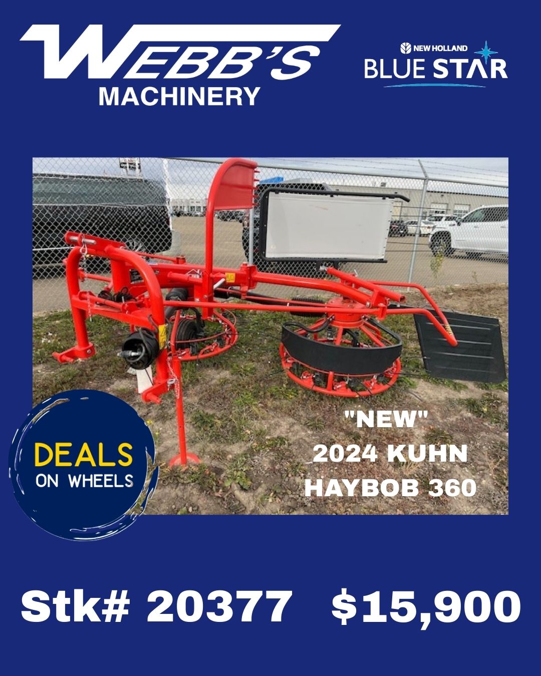 Photo of 2024 KUHN HAYBOB360 TEDDER RAKE