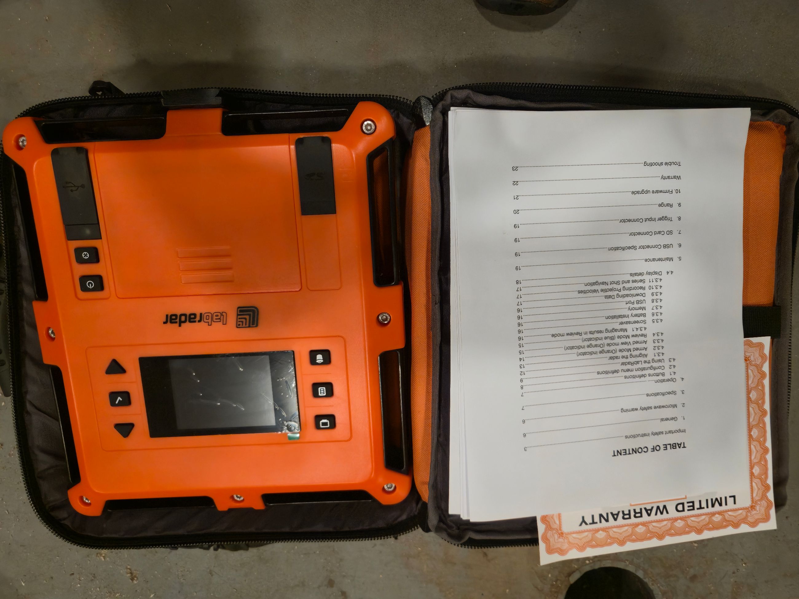 Photo of Lab radar chronograph