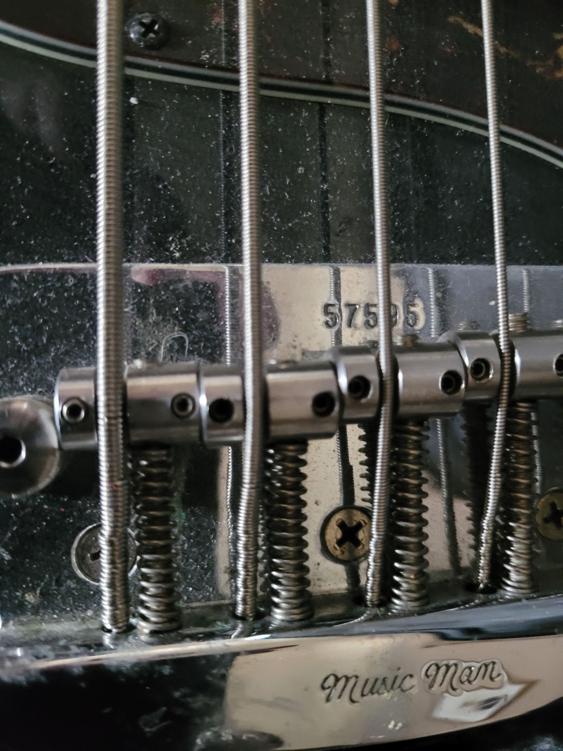 Photo of Ernie Ball 5 string bass guitar