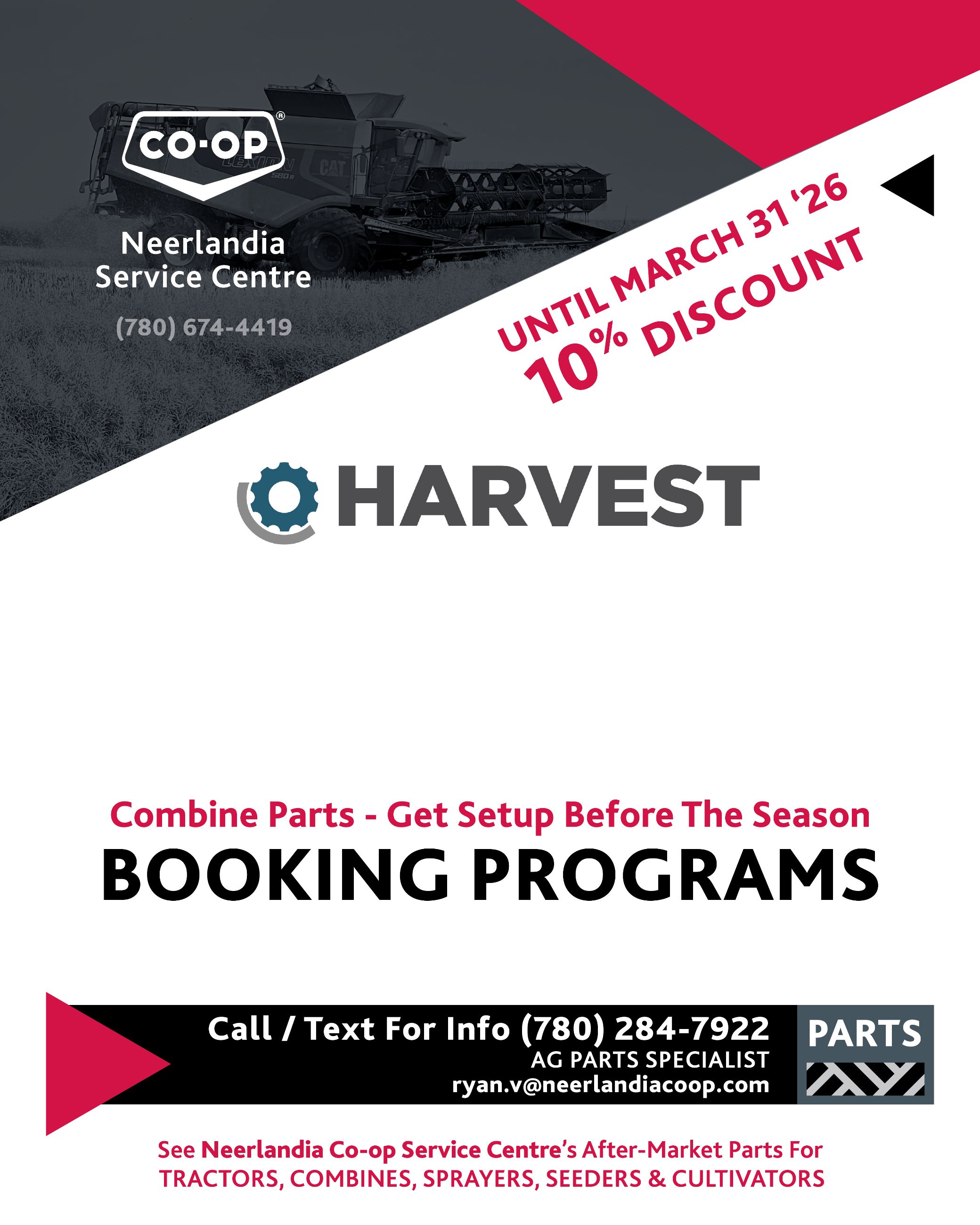 Photo of Booking Programs & Oil Filter Sale