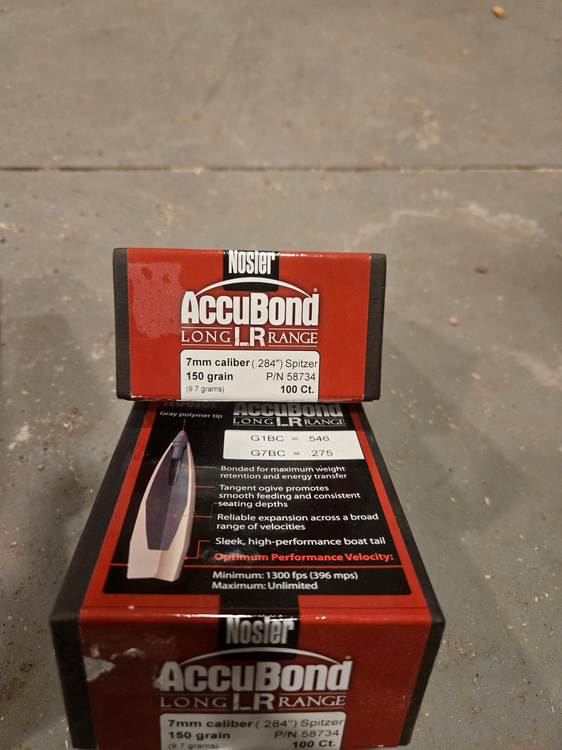 Photo of Nosler 7mm bullets