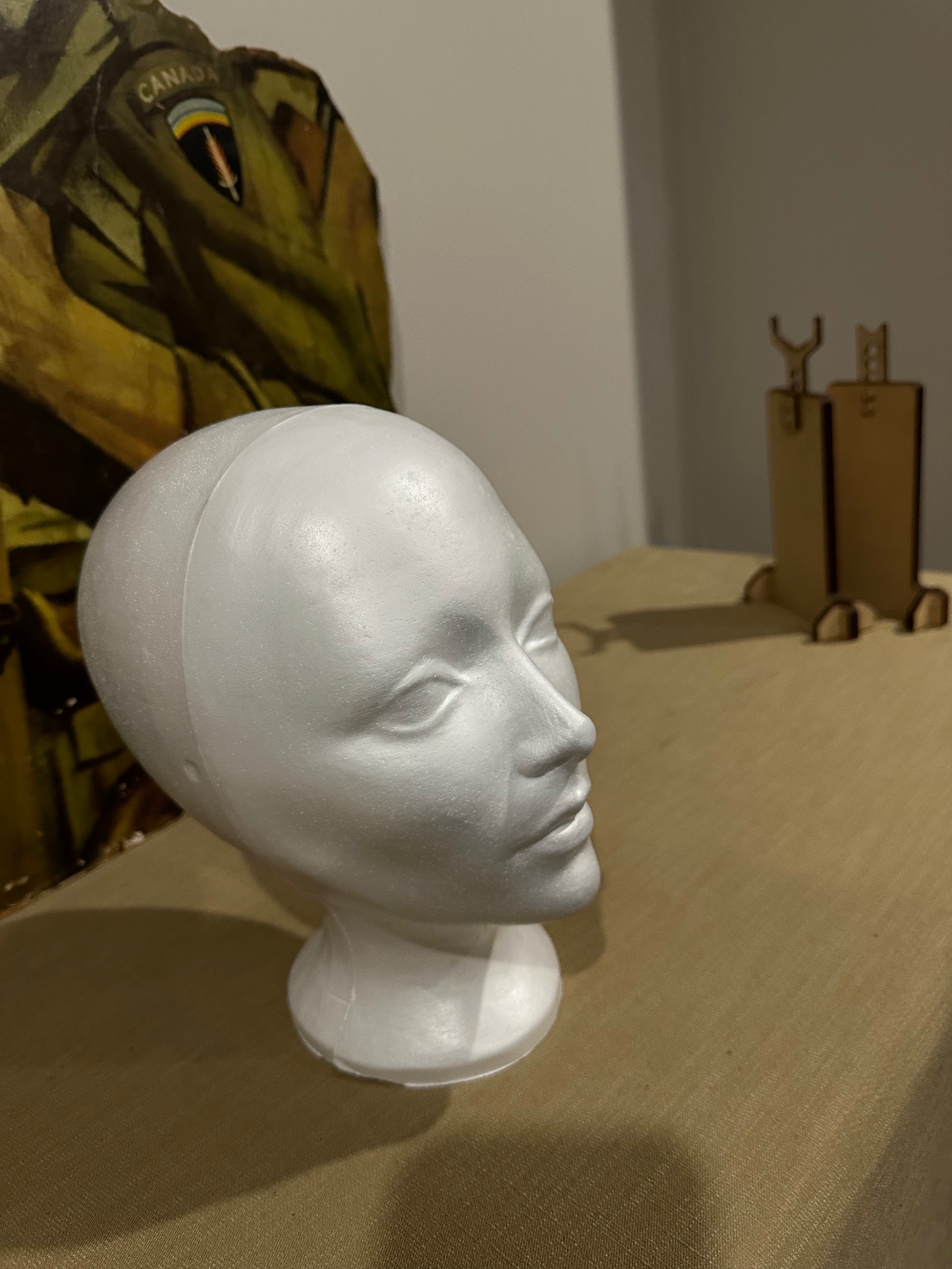 Photo of Brand new Styrofoam mannequin head