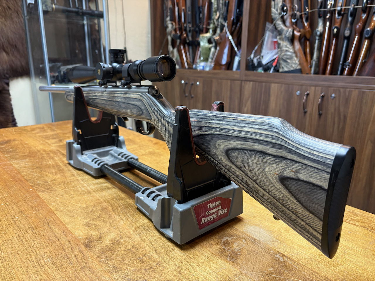 Photo of Savage 93R17 Stainless .17 HMR w/ Scope