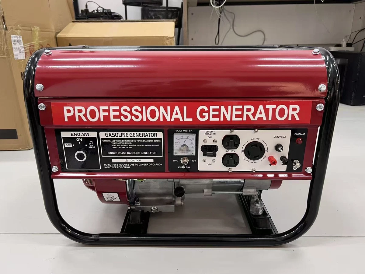 Photo of 5000W Portable Generator Gas Powered 4 Stroke for Home Backup Construction