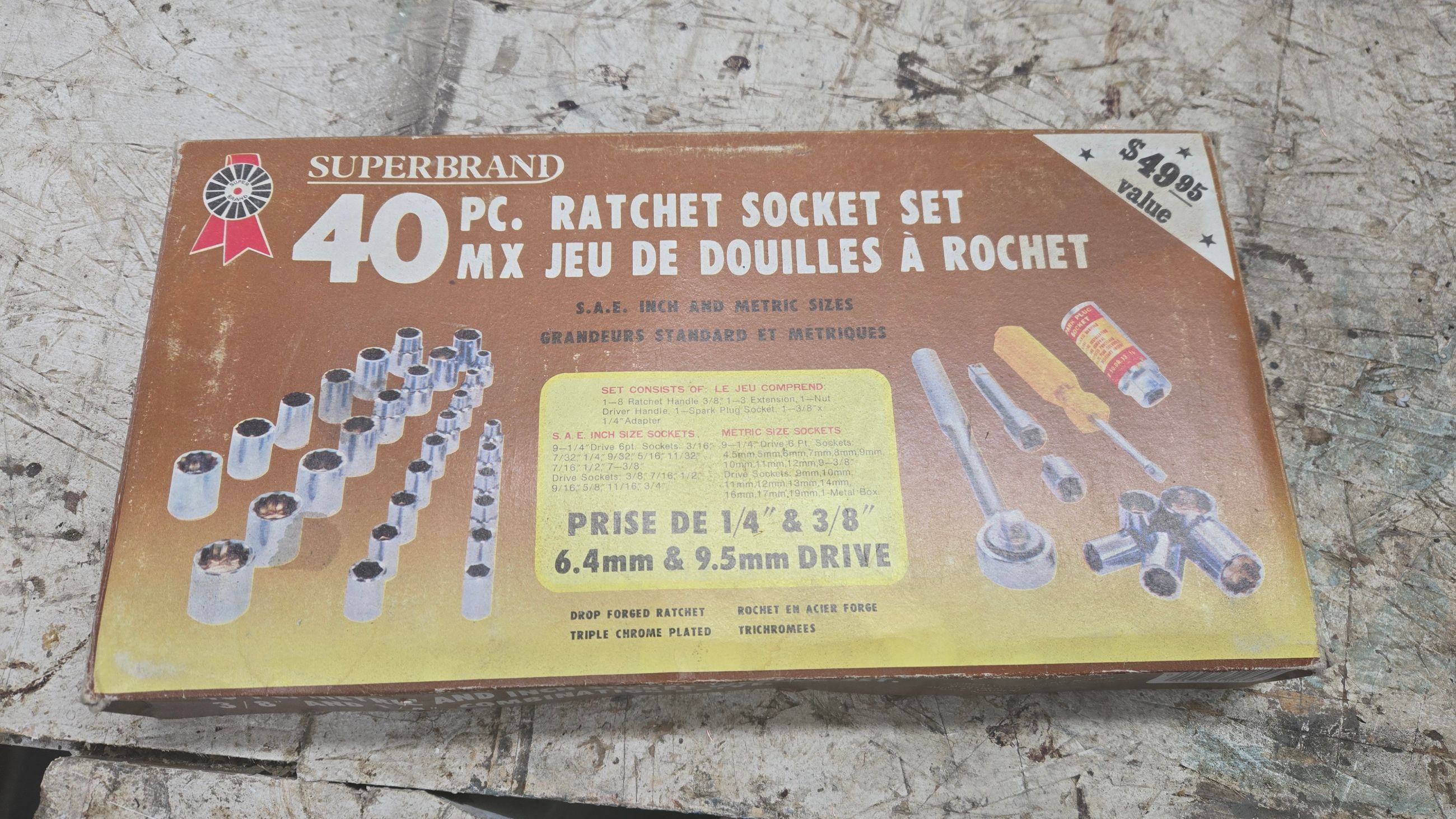Photo of Socket Set SAE and Metric