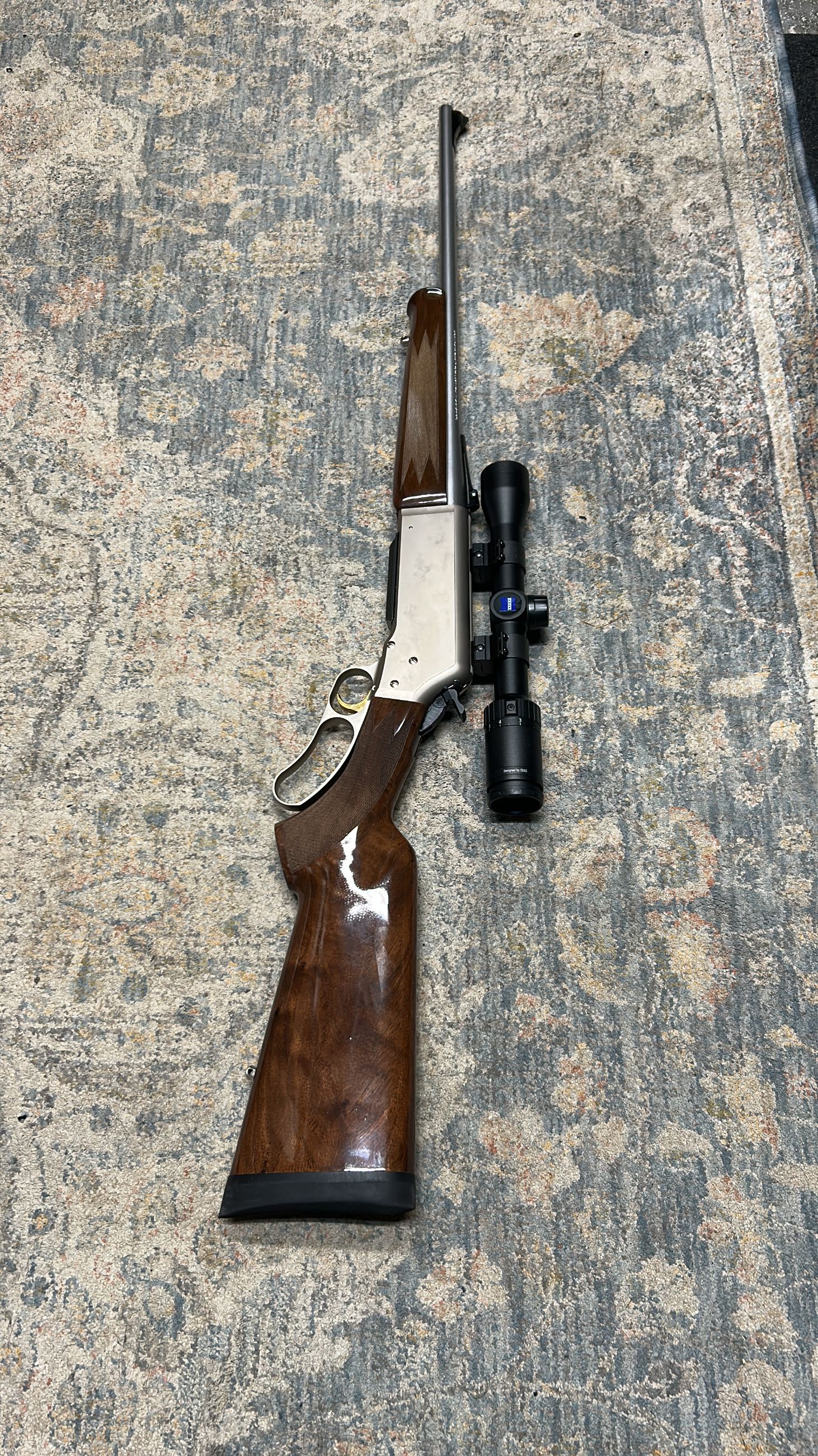Photo of BROWNING BLR PISTOL GRIP LIGHT WALNUT STAINLESS 308WIN/SCOPE ZEISS/**2100SHIPPED