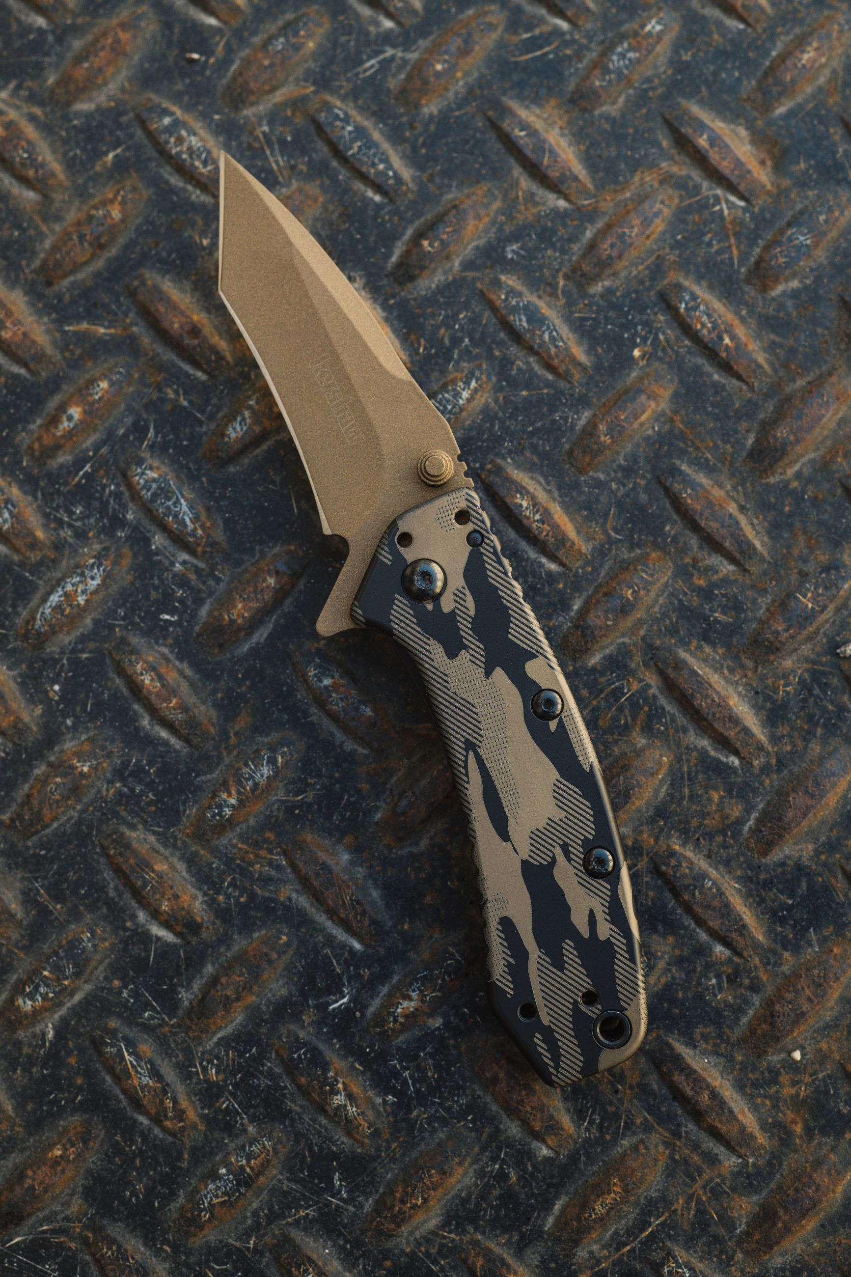 Photo of Kershaw Cyro - One of a kind - FDE Camo