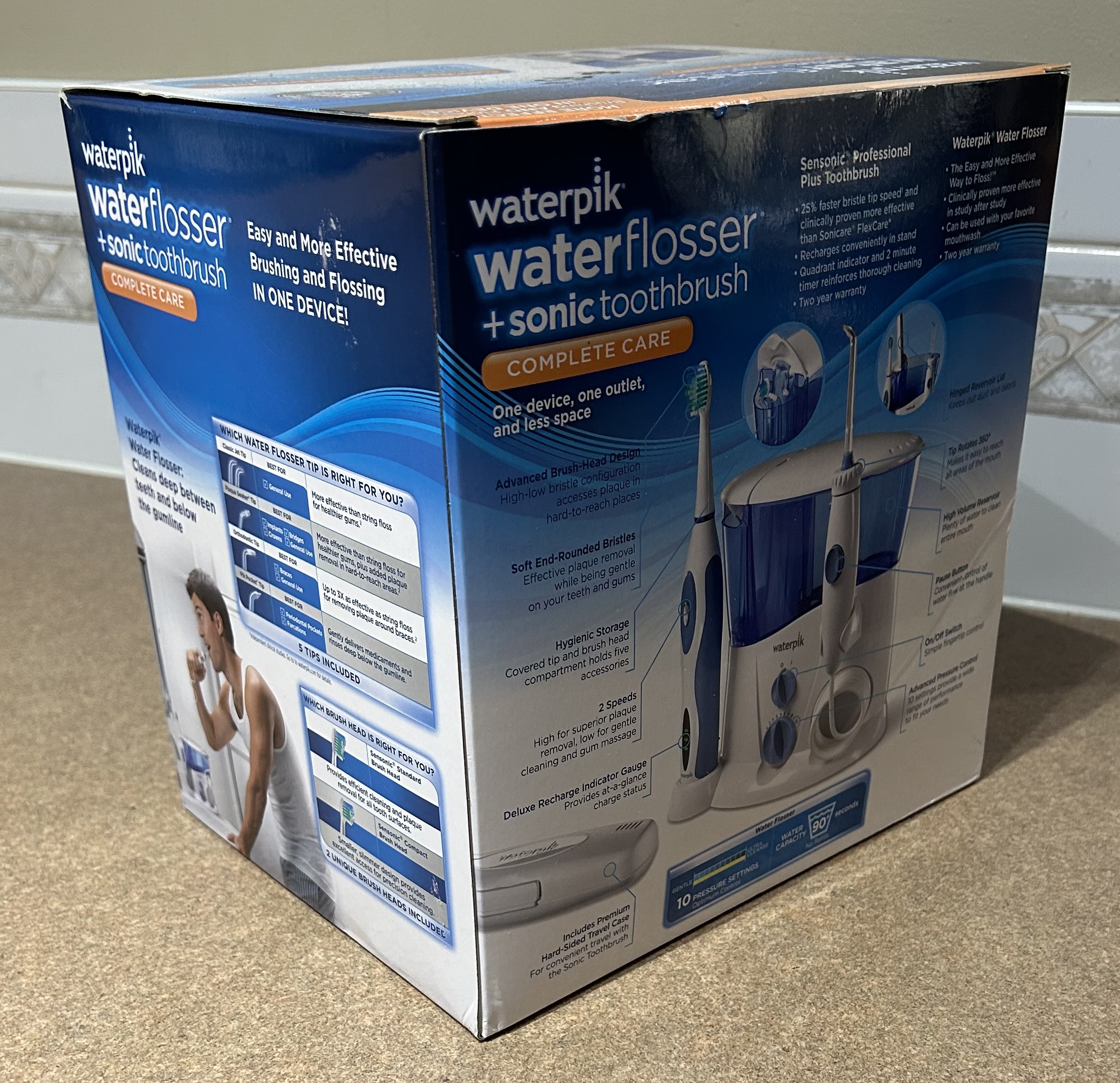 Photo of WATERPIK WATER FLOSSER + SONIC TOOTHBRUSH 