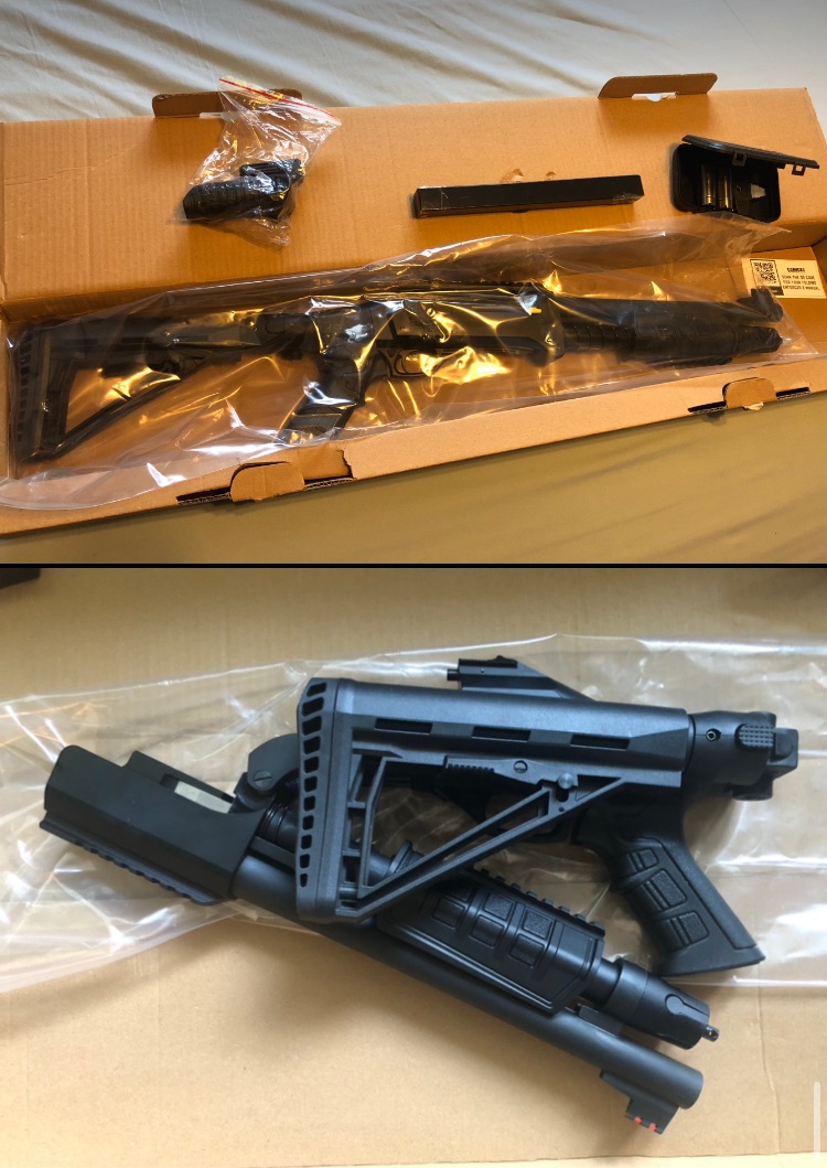 Photo of SEALED NEW! Tri-Folding Canuck Enforcer 2 Pump-Action 12 Gauge 3” Shotgun, 12" Barrel, 3+1, (Tri-Fold see pic)