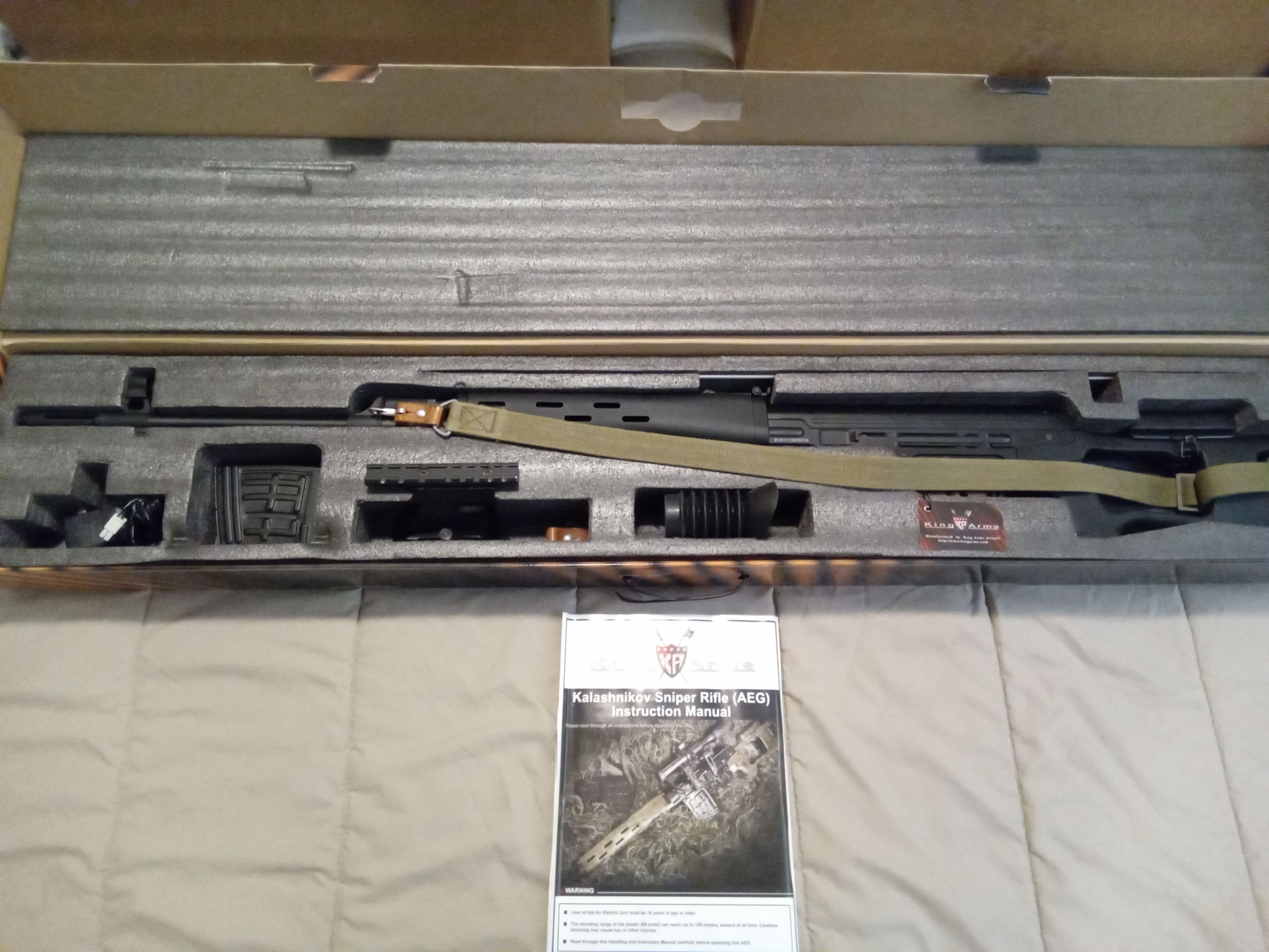 Photo of Airsoft King Arms SVD Sniper Rifle Ultra Grade AEG - New
