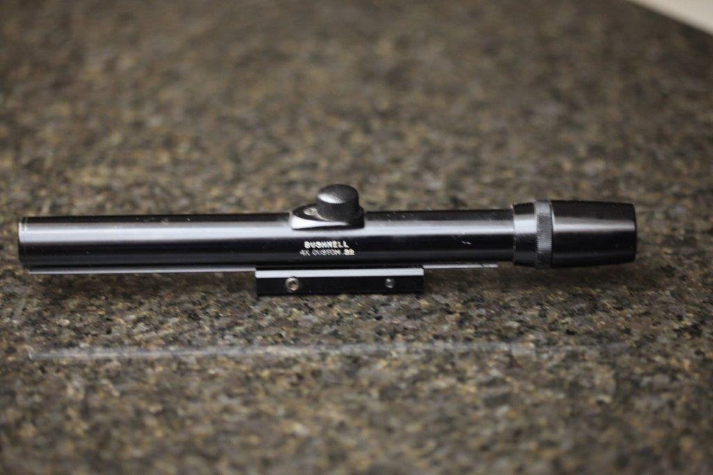 Photo of Bushnell 4x - Custom 22 Reifle Scope with Integral RF DoveTail Rail