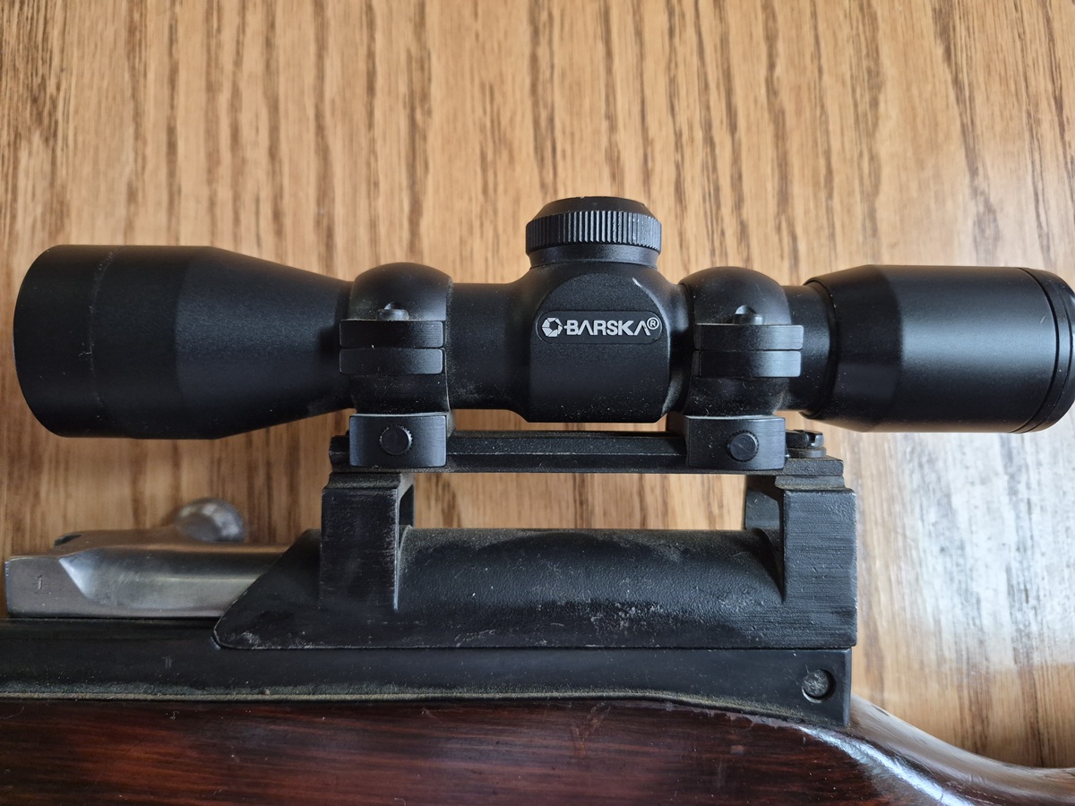 Photo of 1950’S SKS RUSSIAN,  7.62X39MM, SEMI AUTO, WOODEN STOCK, SILVER BAYONET W / BBL LENGTH 20" 