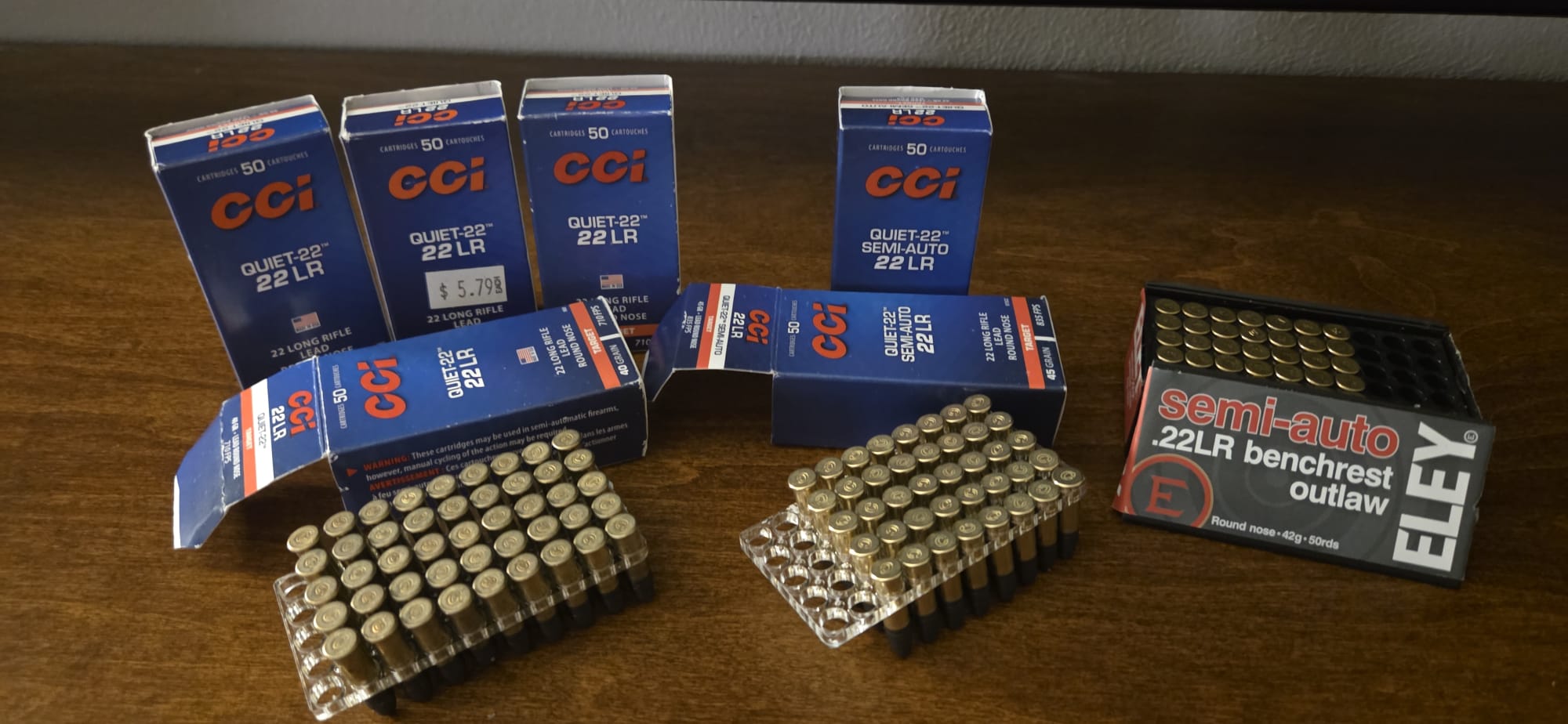 Photo of 22LR Ammo