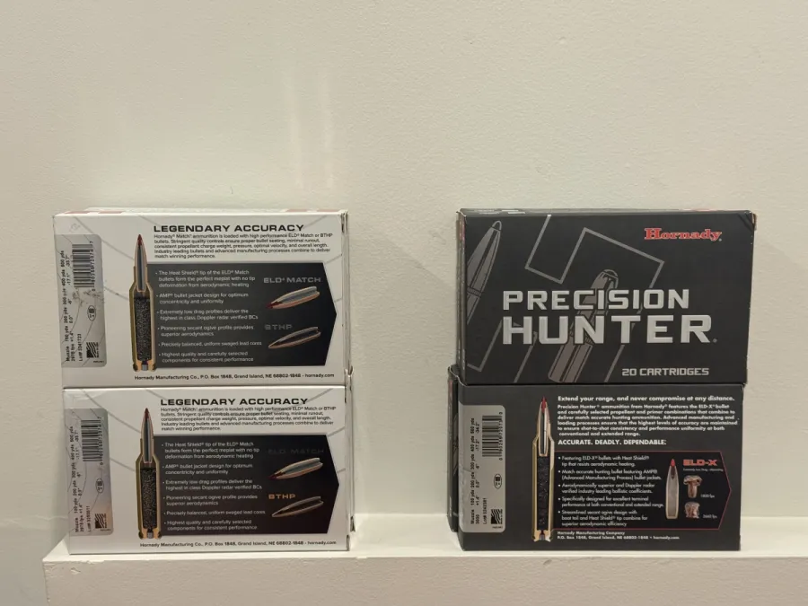 Photo of 7mm prc Eld-x Eld-m ammo