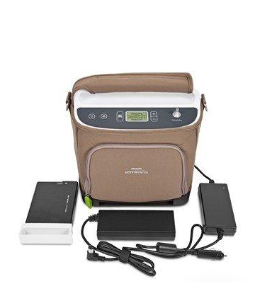 Photo of Rezmed portable oxygen concentrator 