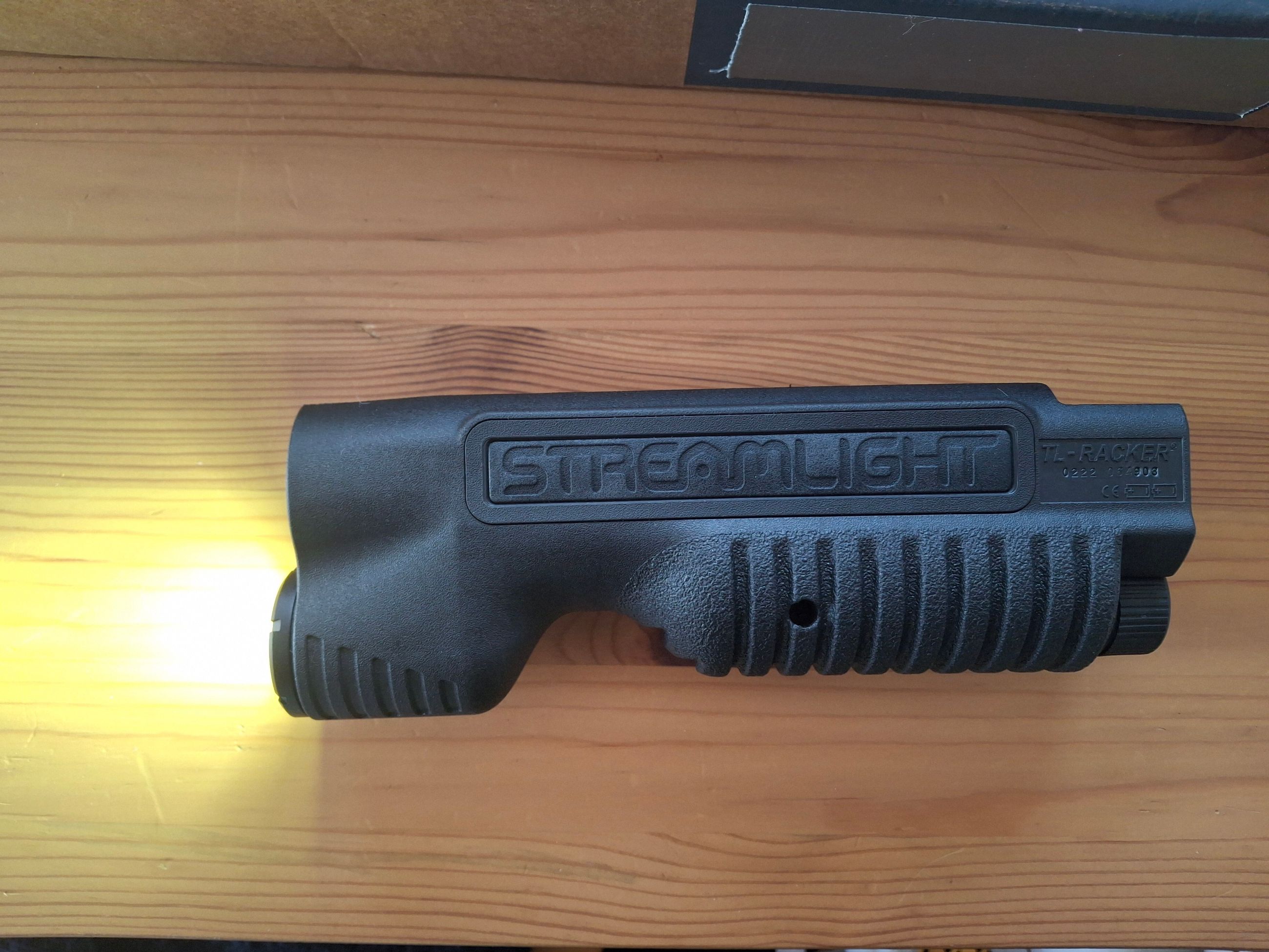 Photo of Streamlight TL Racker for Mossberg 500 and 590 tactical flashlight