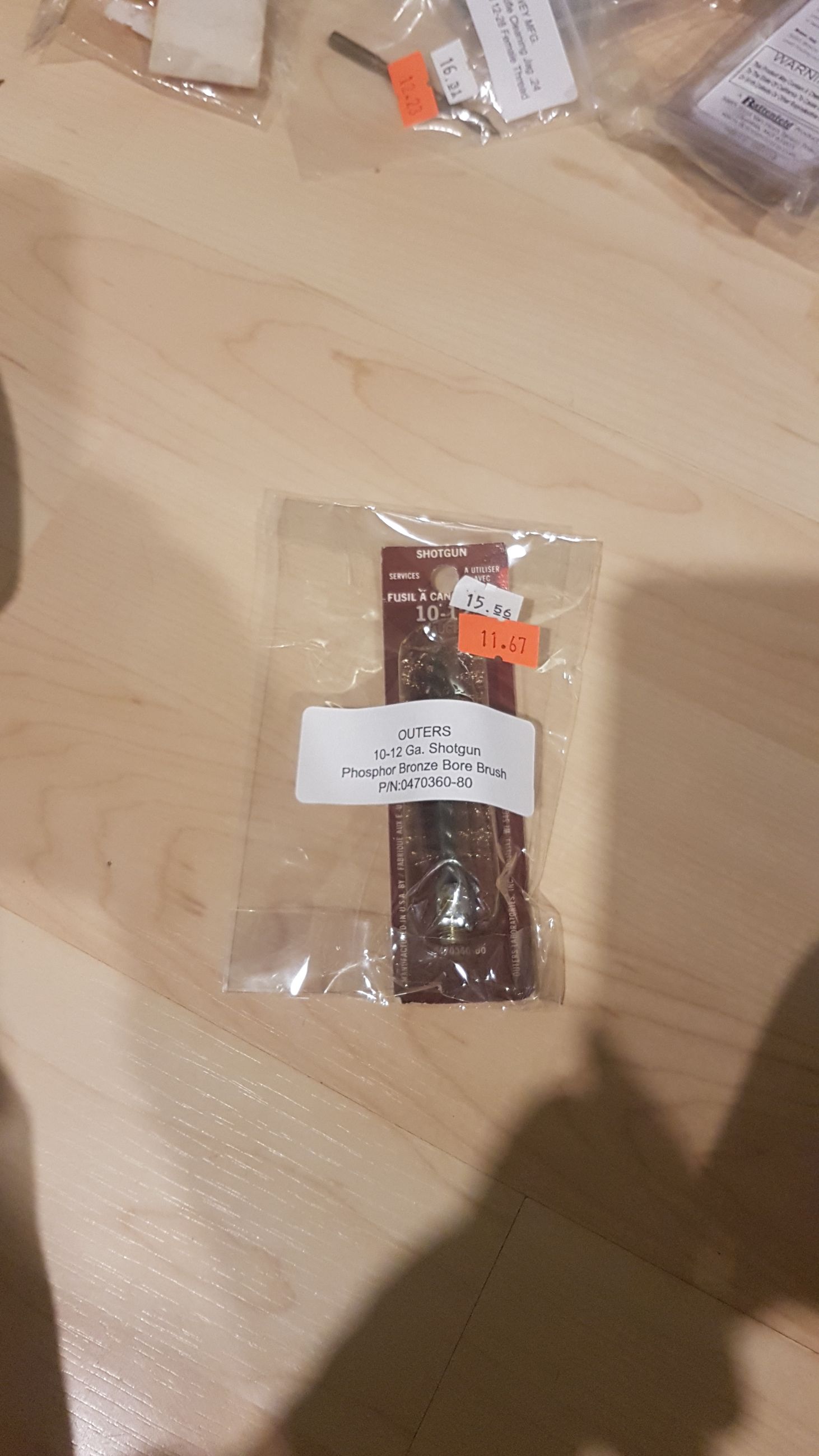 Photo of New OUTERS 10-12ga. Shotgun Phosphor Bronze Bore Brush P/N: 0470360-80 ( mellonRSCA)