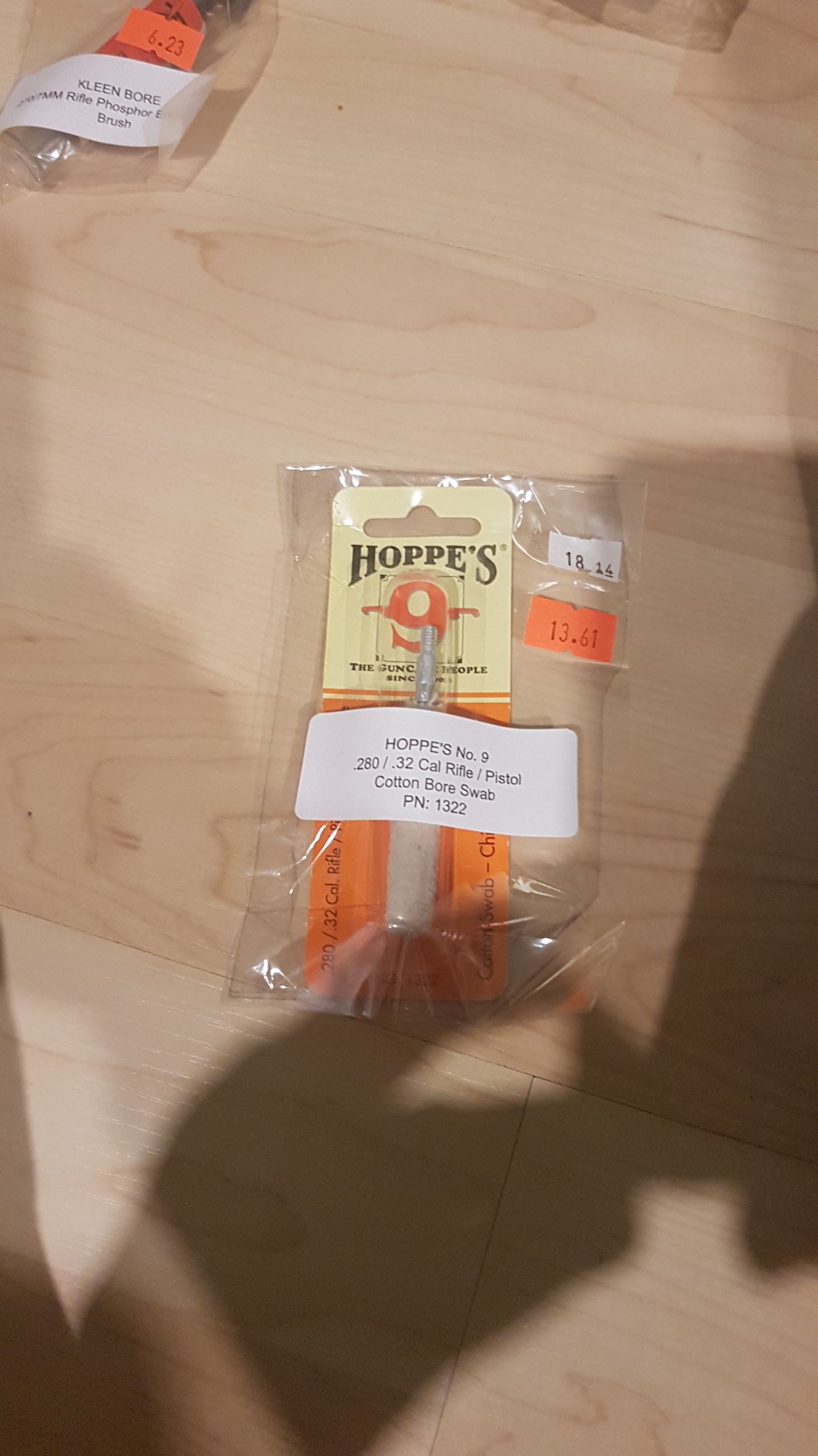 Photo of New HOPPE'S 9 .280/.32cal Rifle/Pistol Cotton Bore Swab P/N:1322 ( mellonRSCA)