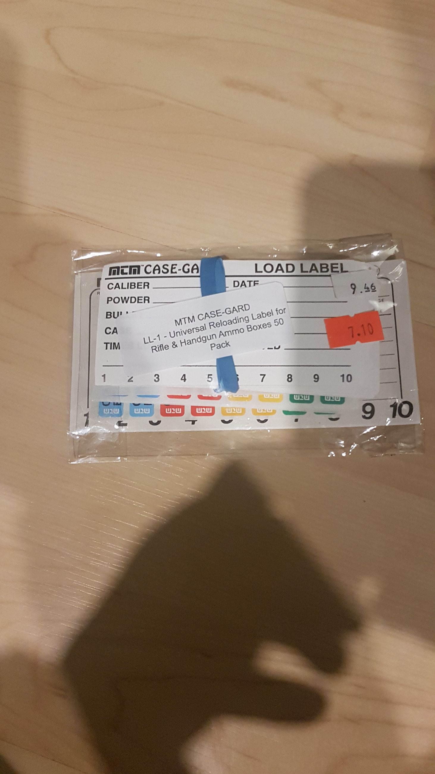 Photo of New MTM Case-Gard Universal Reloading Labels (50pack) ( mellonRSCA)