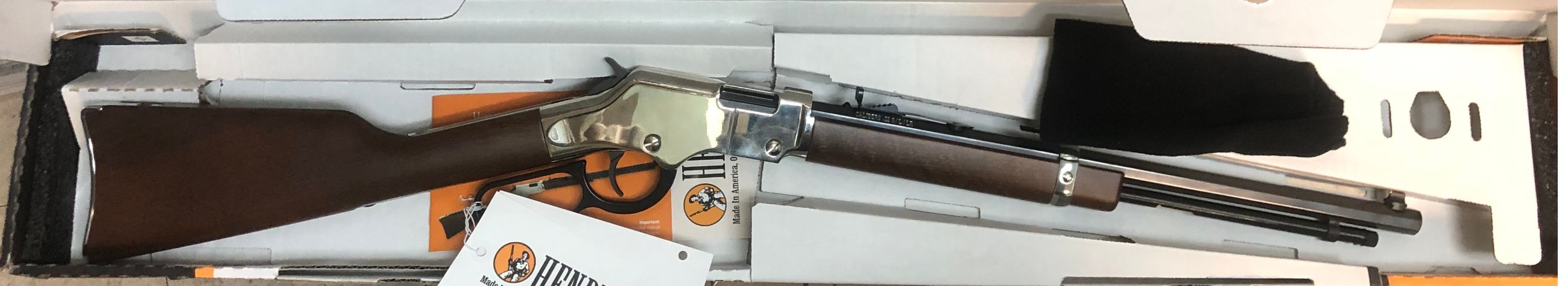 Photo of Brand new Henry H004SY Golden Boy Silver Youth 22 LR Lever Action Rifle $900