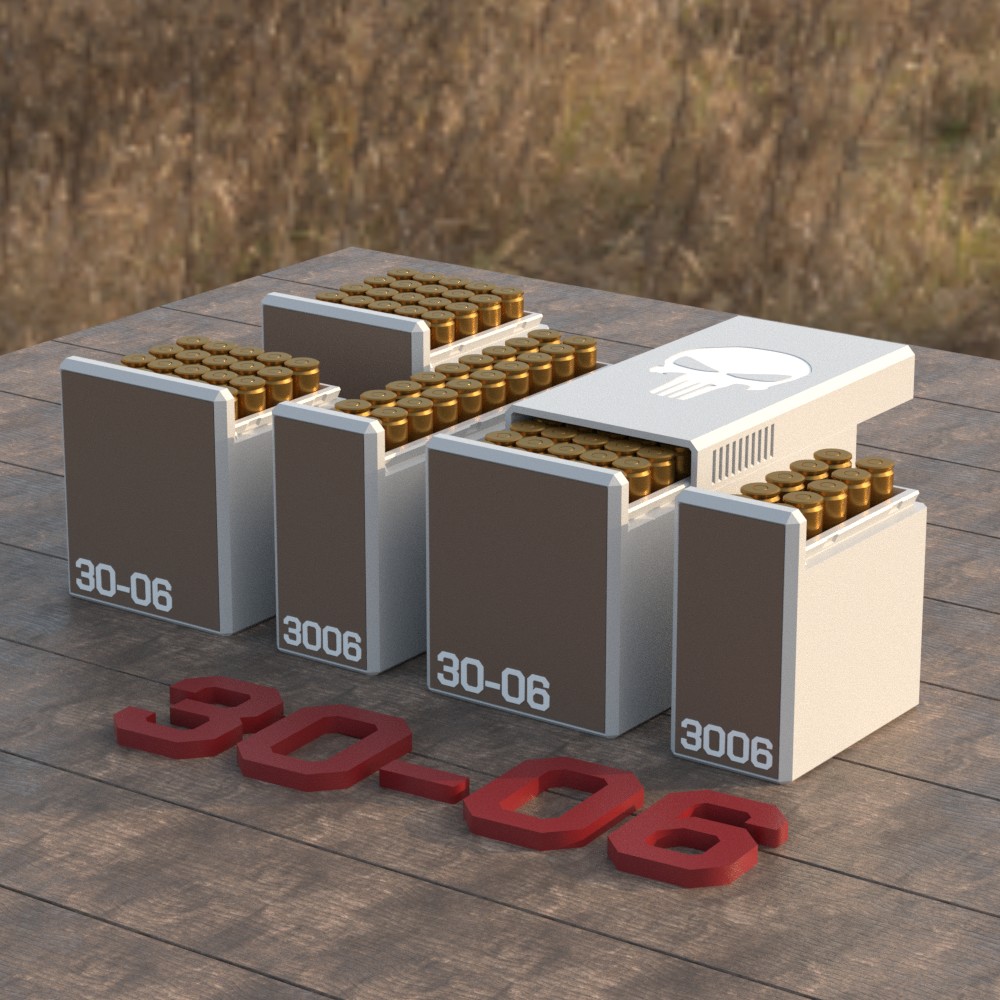 Custom 3d printed ammo boxes ANY CALIBER "NOW OFFERING 50 CAL AMMO BOX INSERTS" - 9 - 1765277729416_B_17_3006sprg_01