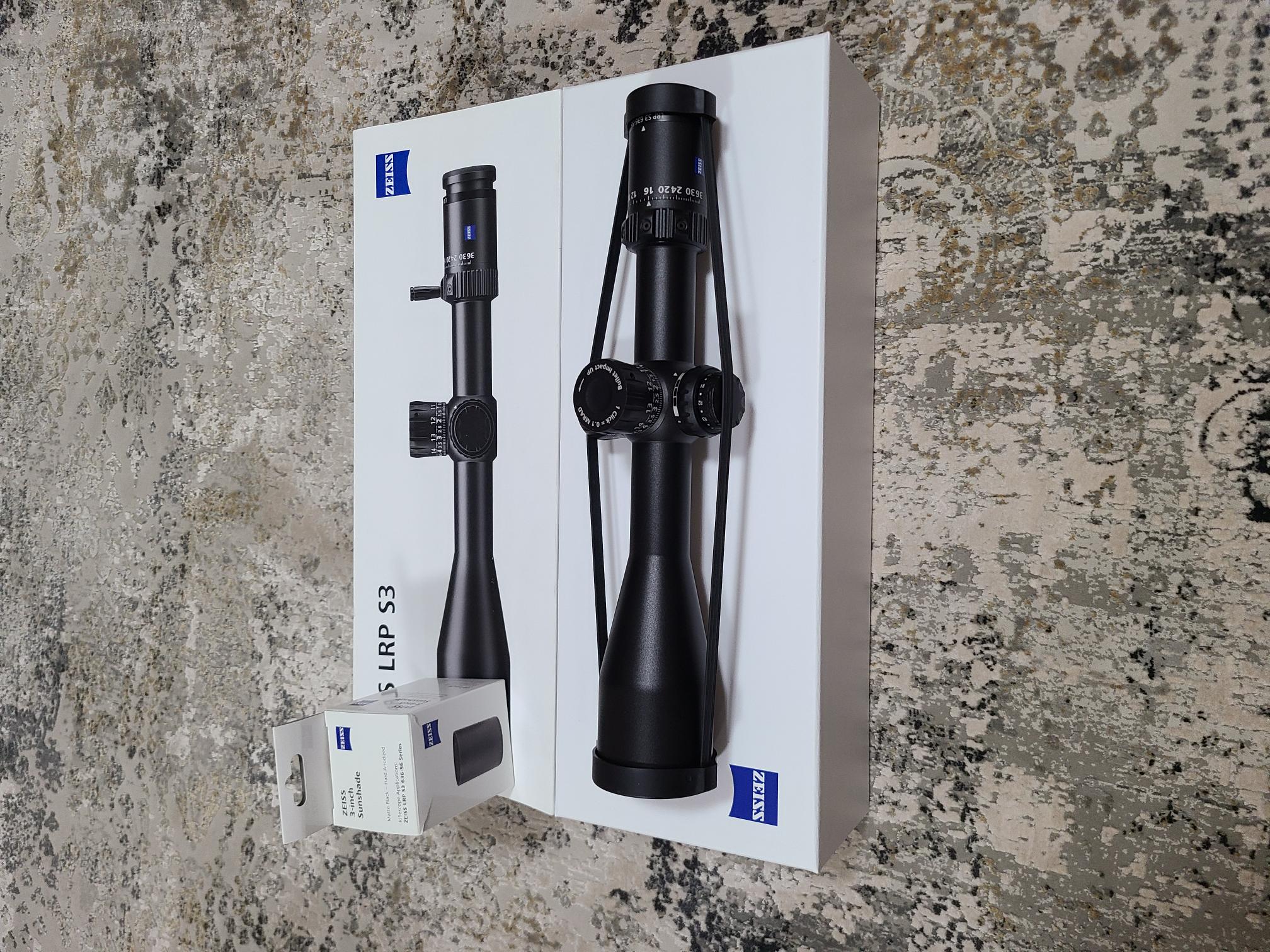 Photo of Zeiss LRP S3 6-36x56 Mil/Mil with extras