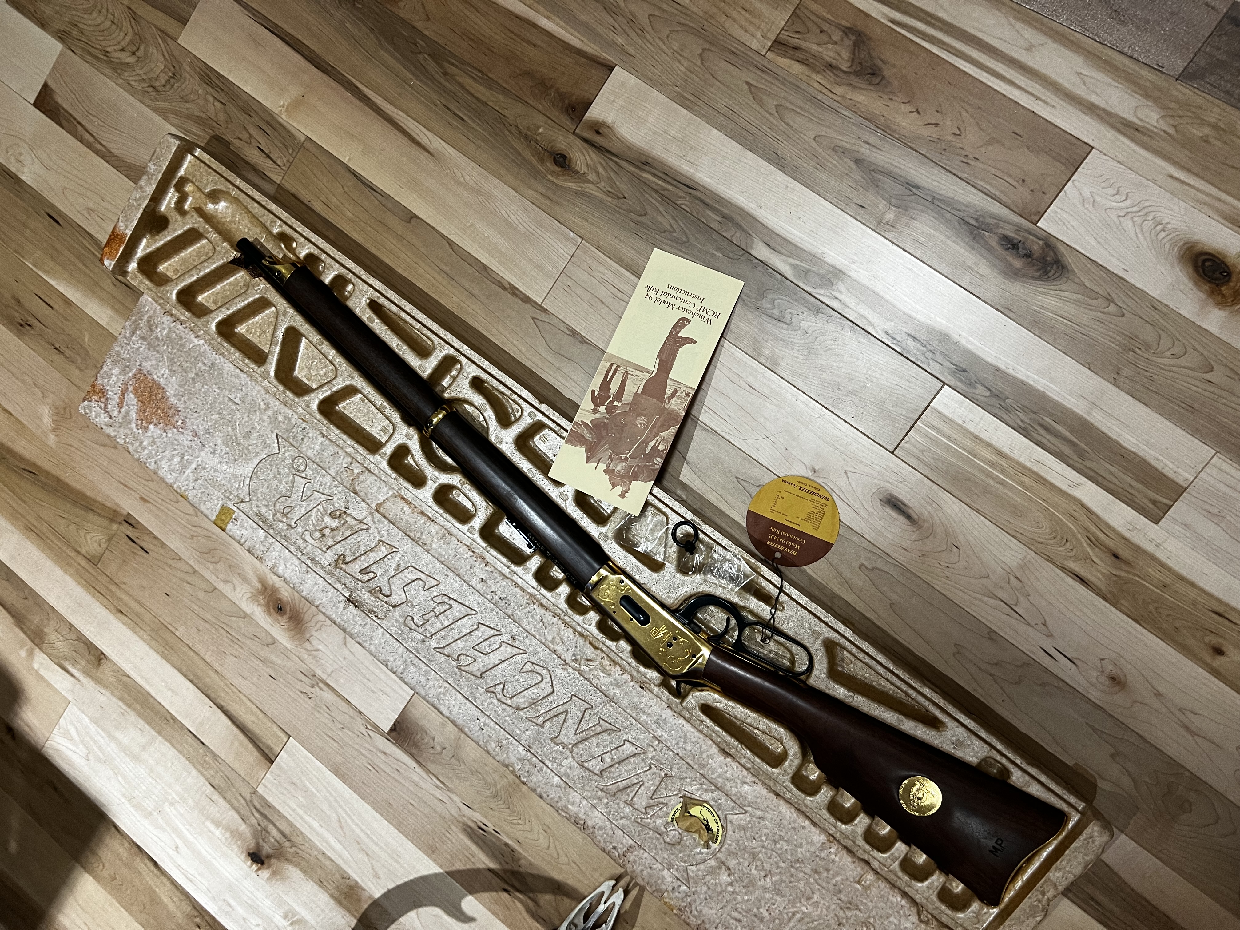 Photo of Winchester Centennial RCMP members Model