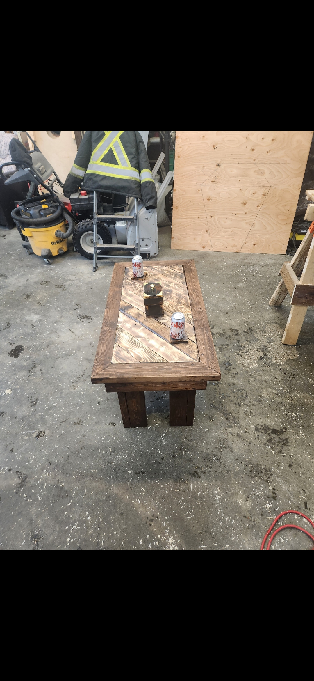 Photo of Rustic coffee table