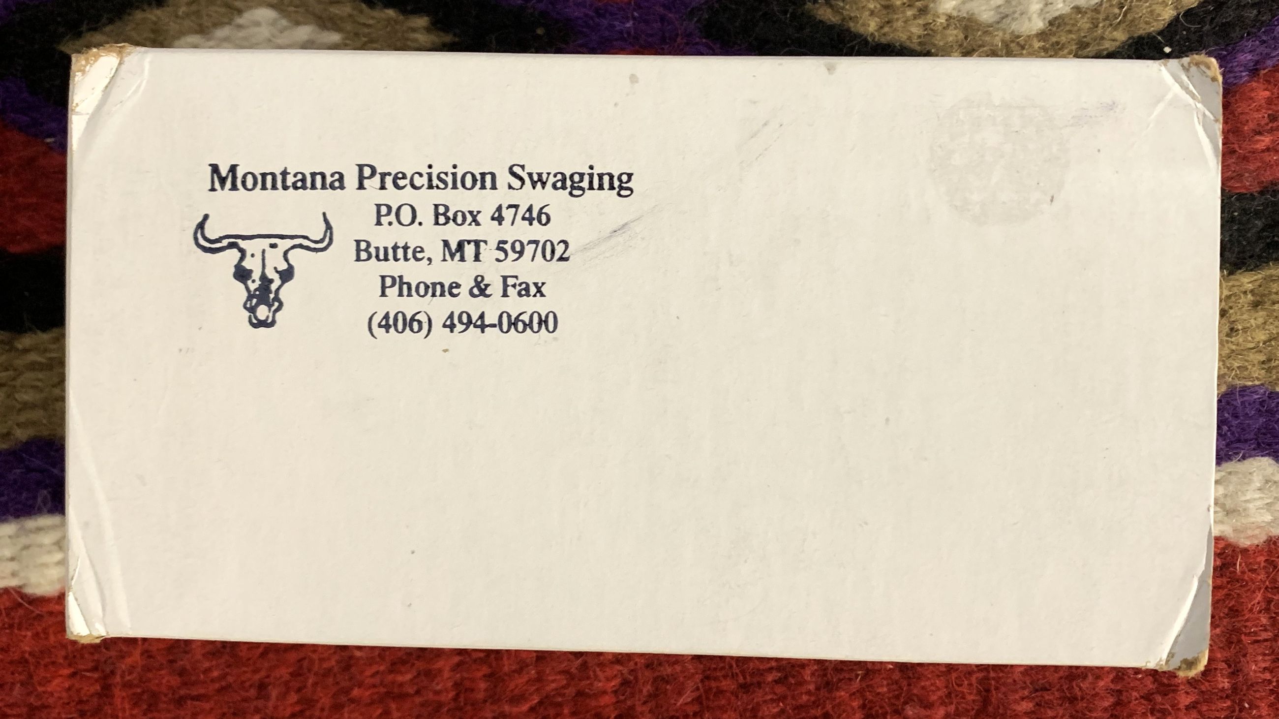 Photo of   MONTANA PRECISION SWAGING .40 CALIBER, 370 GRAIN PAPER PATCHED CAST BULLETS