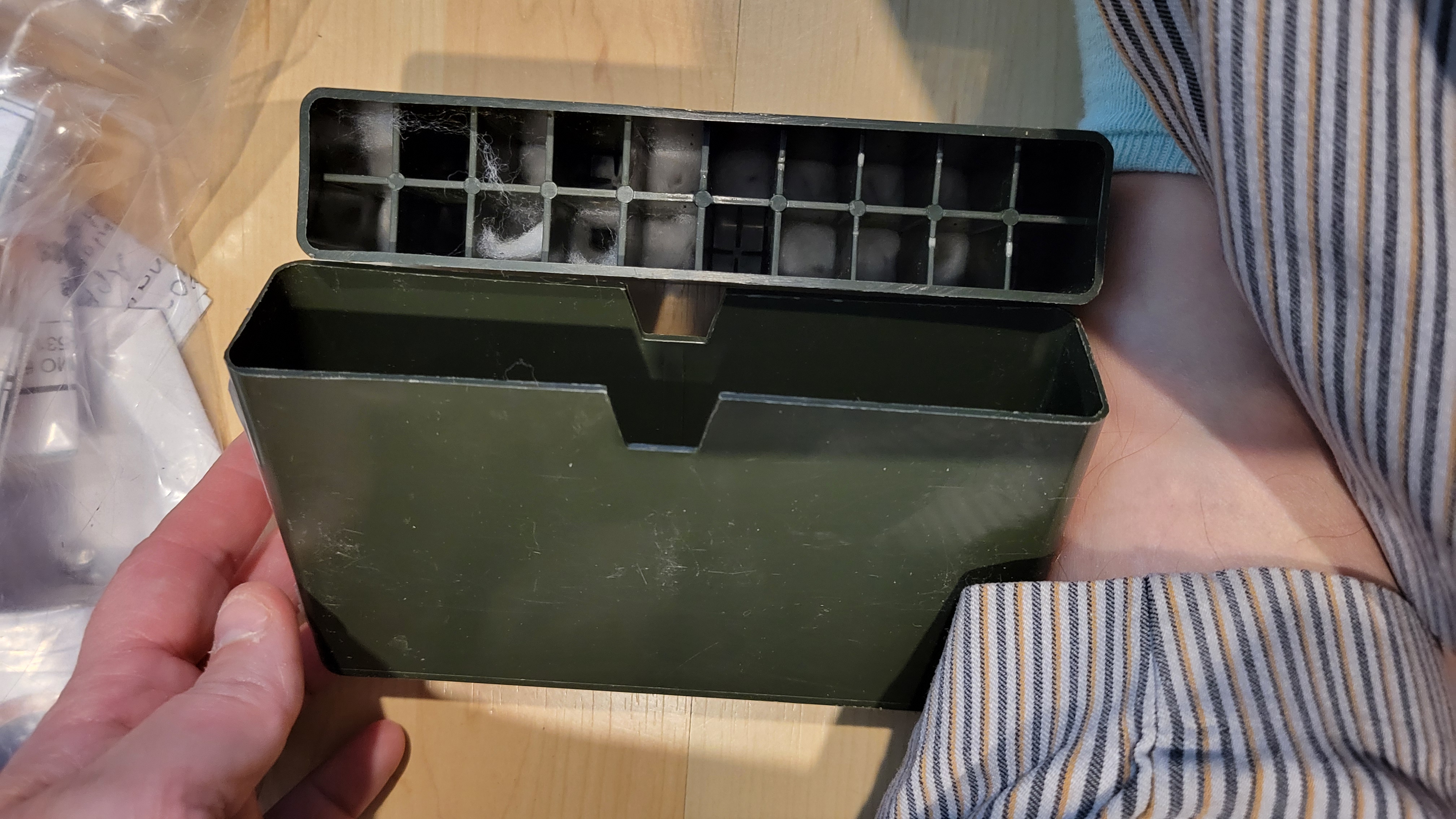 Photo of MTM Large and Small Rifle Hard slide-top ammo cases  (holds 20 shells) ( mellonRSCA)