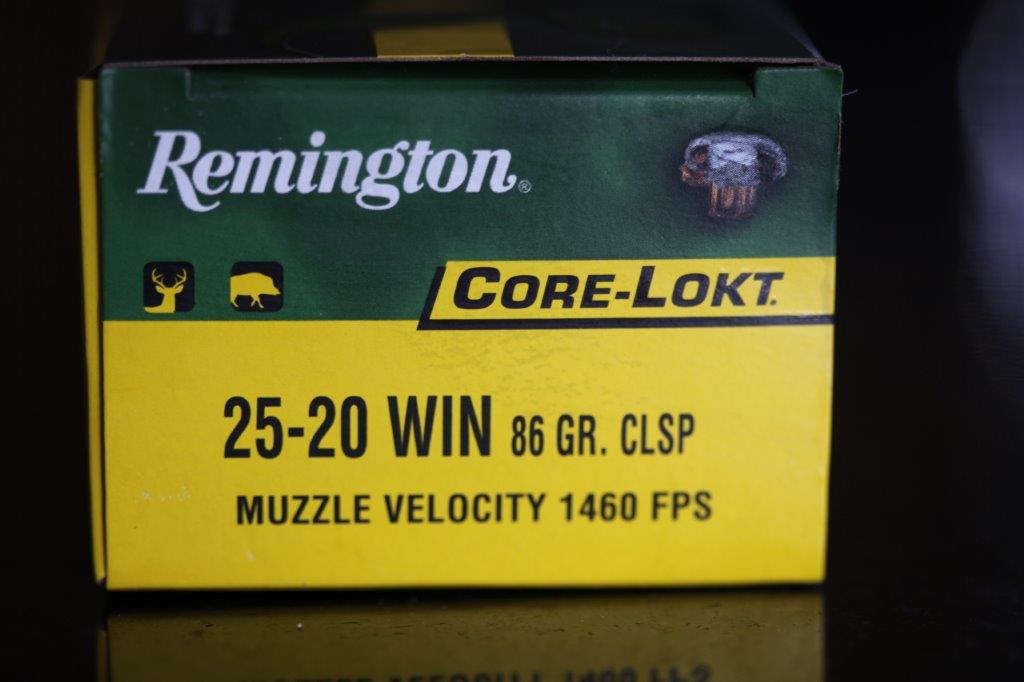 Photo of 25-20 Win - 86 gr SP Core-Lokt - Factory Ammunition