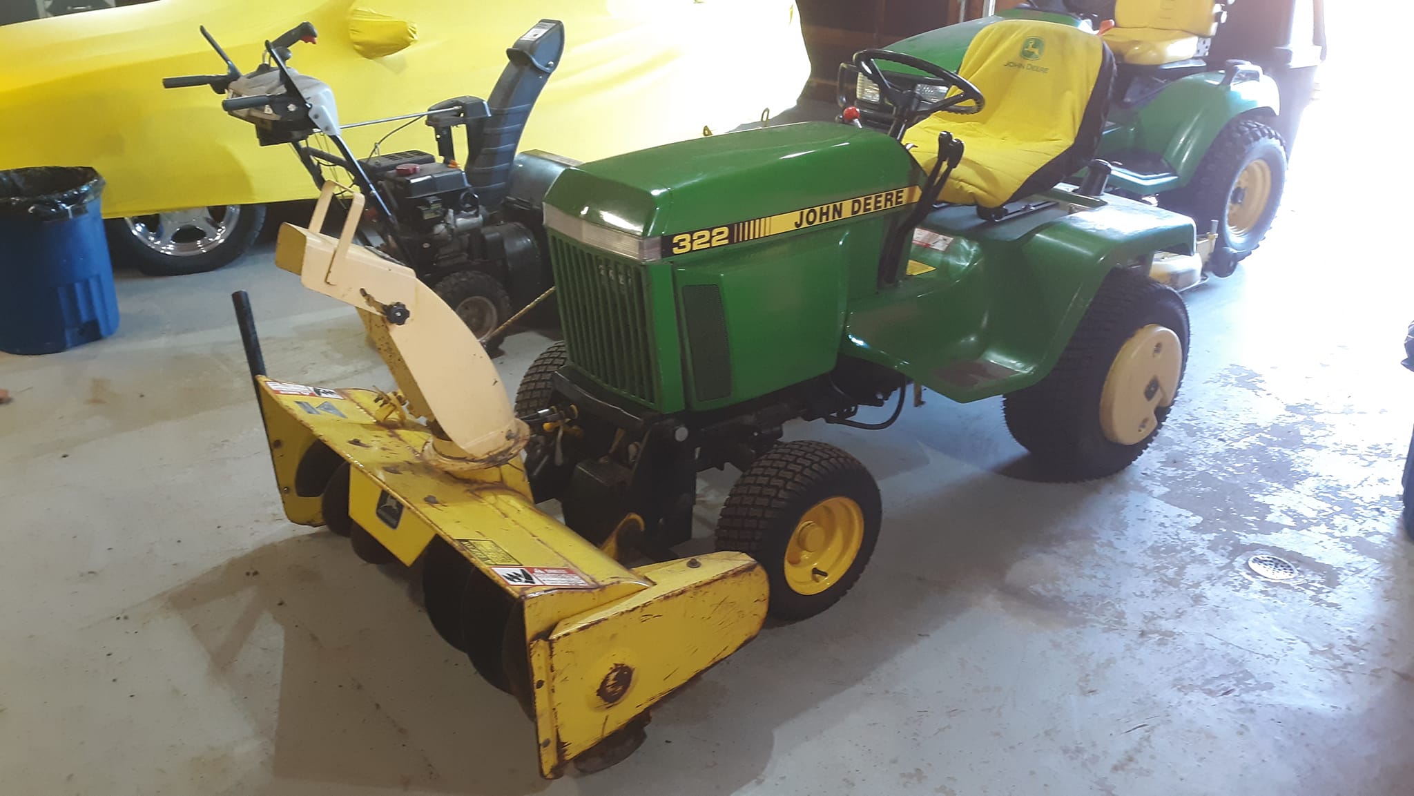 Photo of hepl for john deer 318 422 lawn garden tractor snowblower