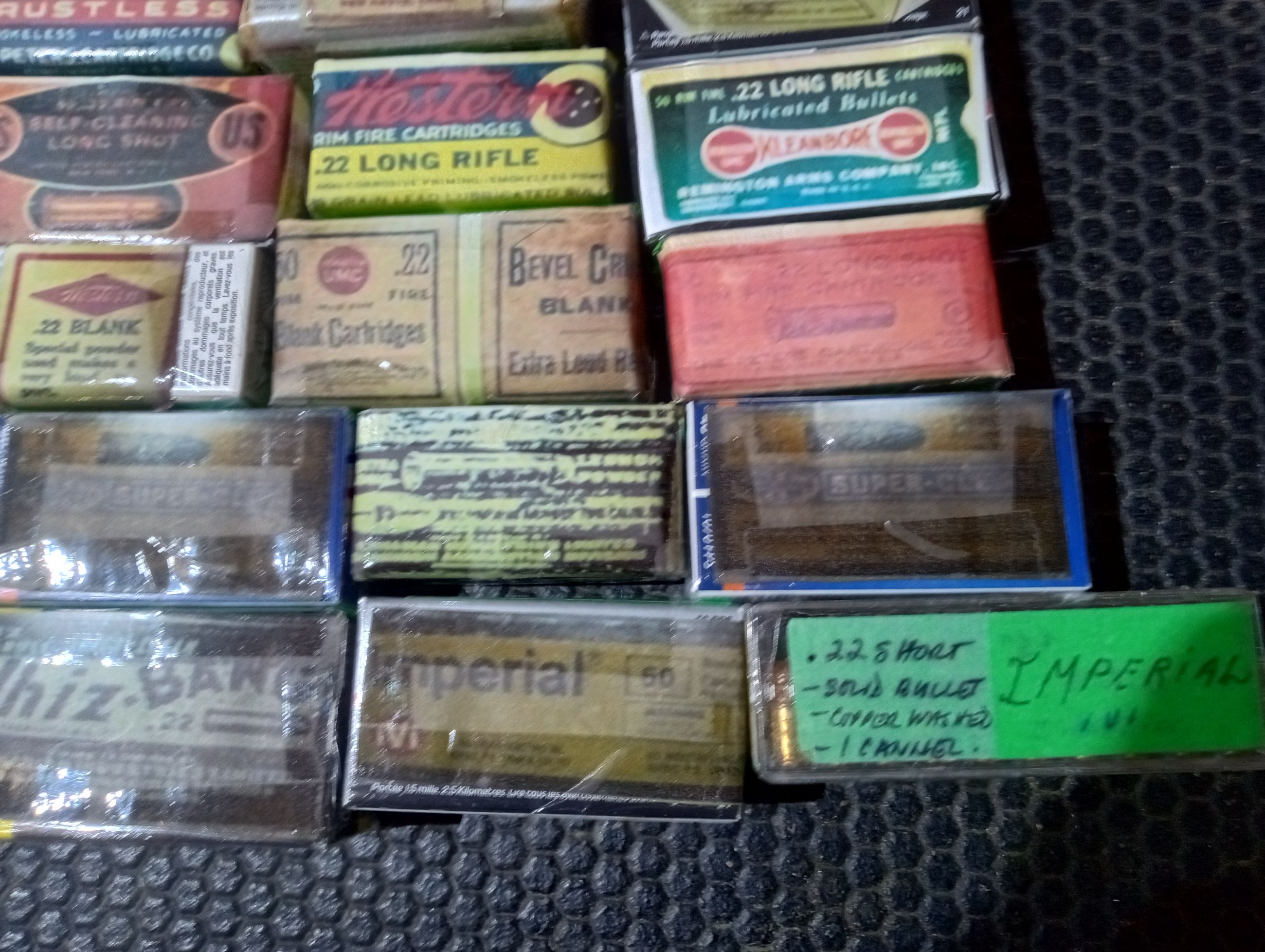 Photo of .22 cal. empty box's