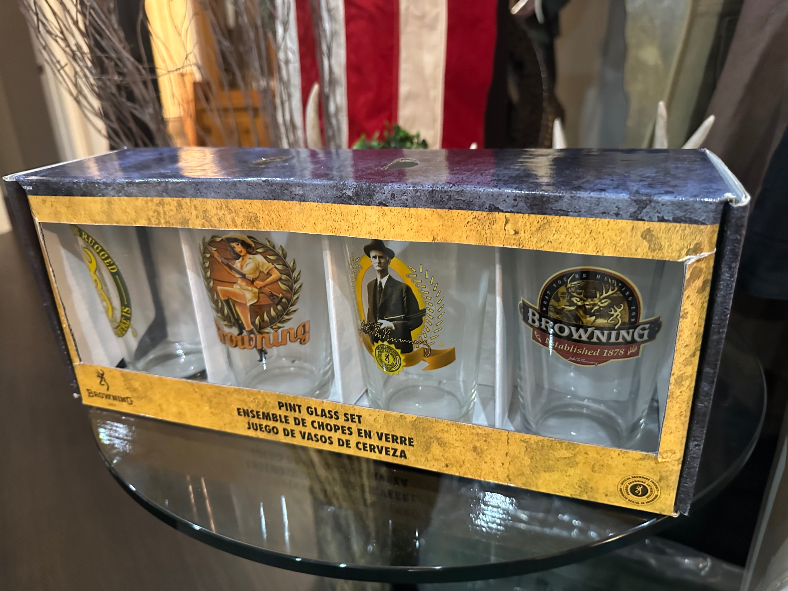 Photo of Browning for glass pint set