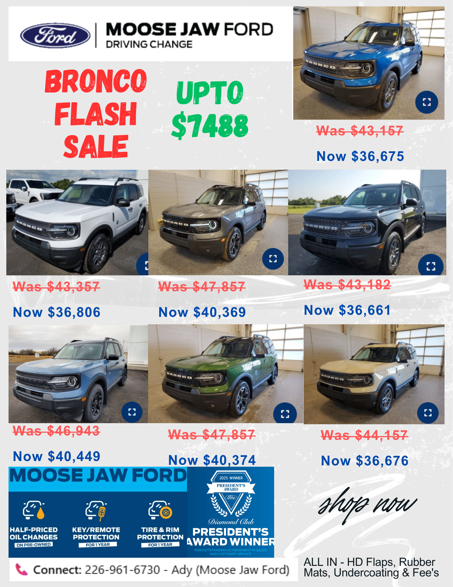 Photo of BRONCO FLASH SALE