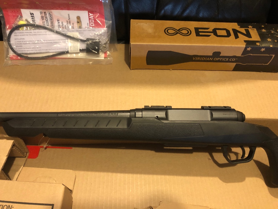 New! Savage Axis XP 308 Win Rifle, 22” Barrel, w/ factory supplied Viridian Optics EON 3-9x40mm Riflescope Combo - 3 - 1787710535209_IMG_3158