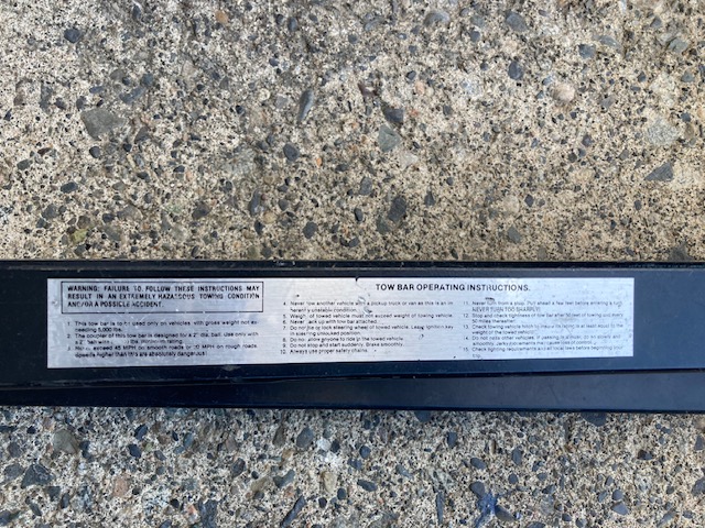 TOWING HITCH FOR SECOND VEHICLE  - 3 - 1781317565334_Picture #3