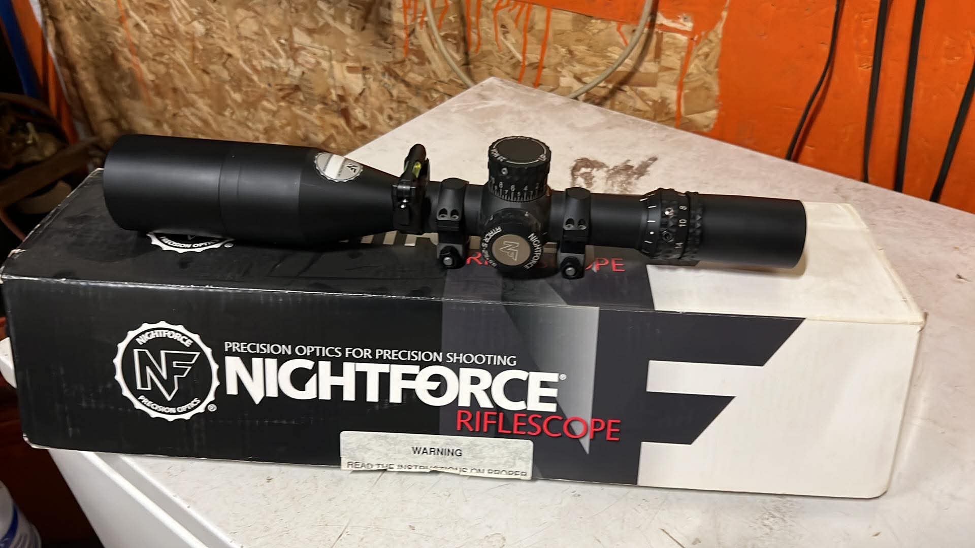 Photo of Leupold and Nightforce scopes