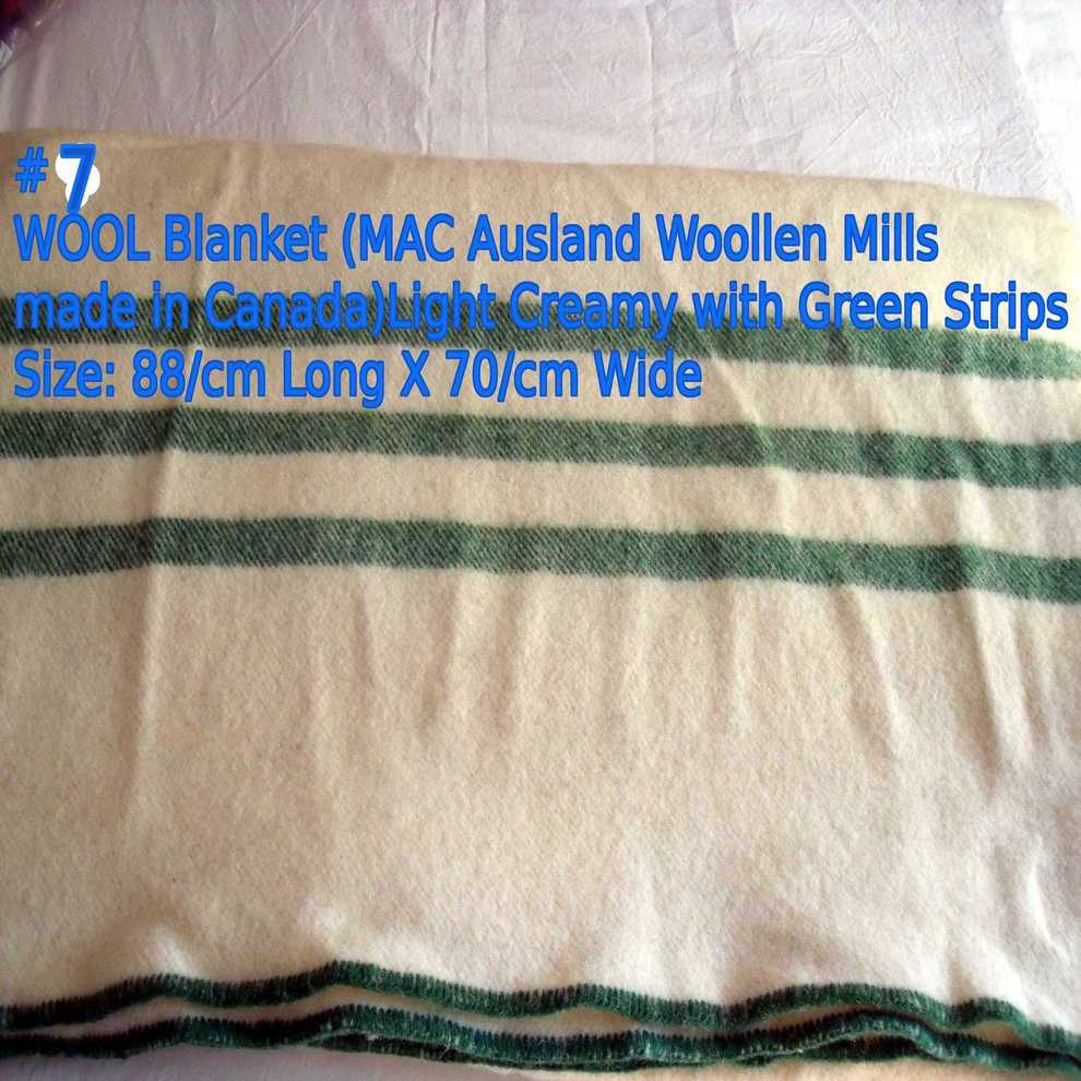 Vintage High Quality 100% WOOL BLANKETS - 7 - 1788757549706_7 WOOLS BLANKET
