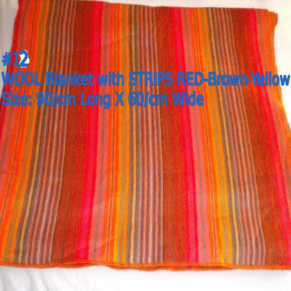 Photo of WOOL 100% BLANKETS